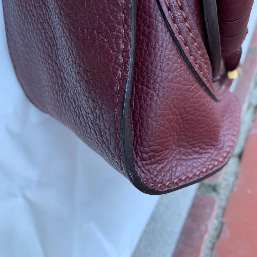 Chloe Marcie Medium Double Carry Satchel Bag in Grained Leather - Picture 5 of 13